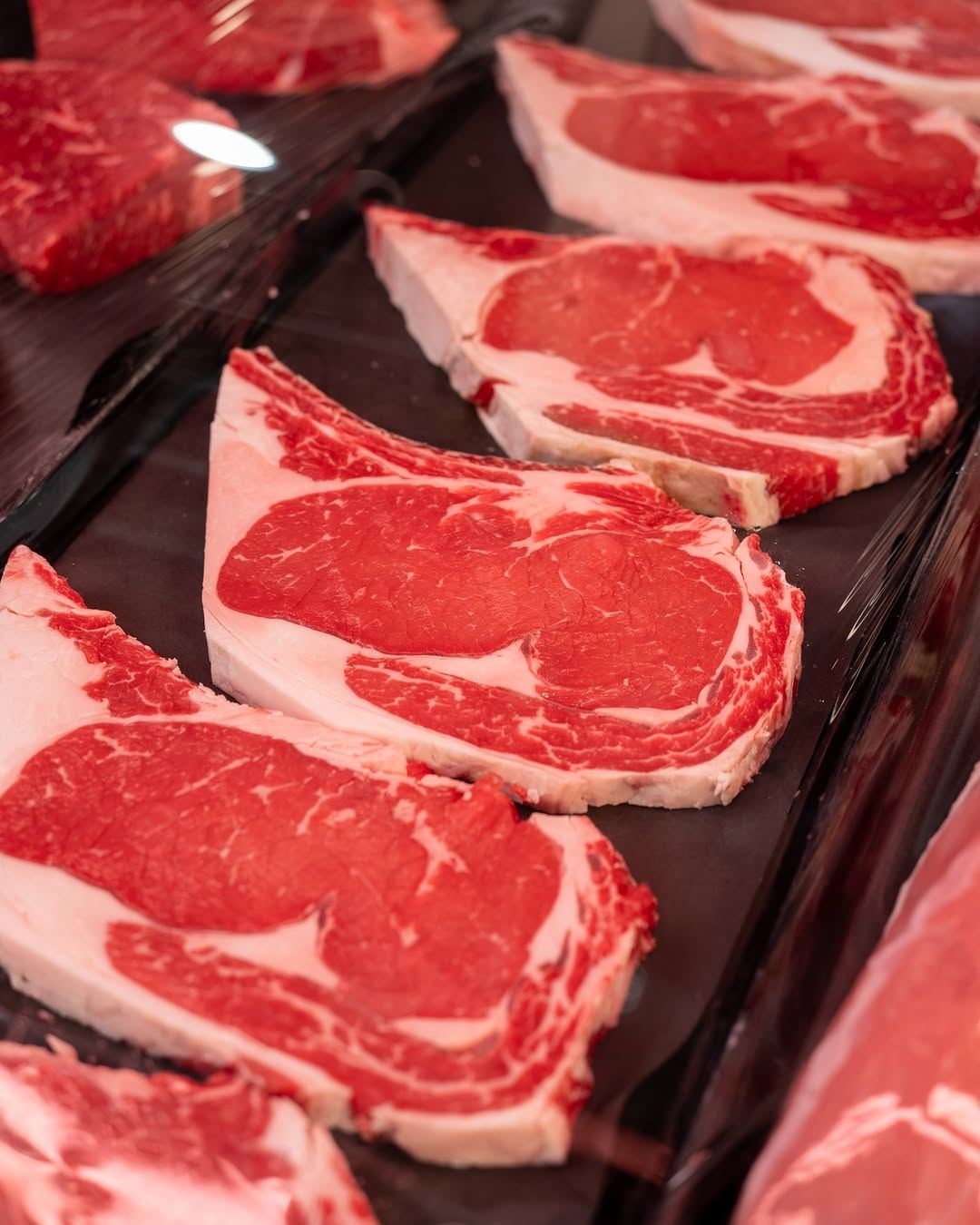 Premium certified halal ribeye cuts at Tomatoes Bazar butchery Milton
